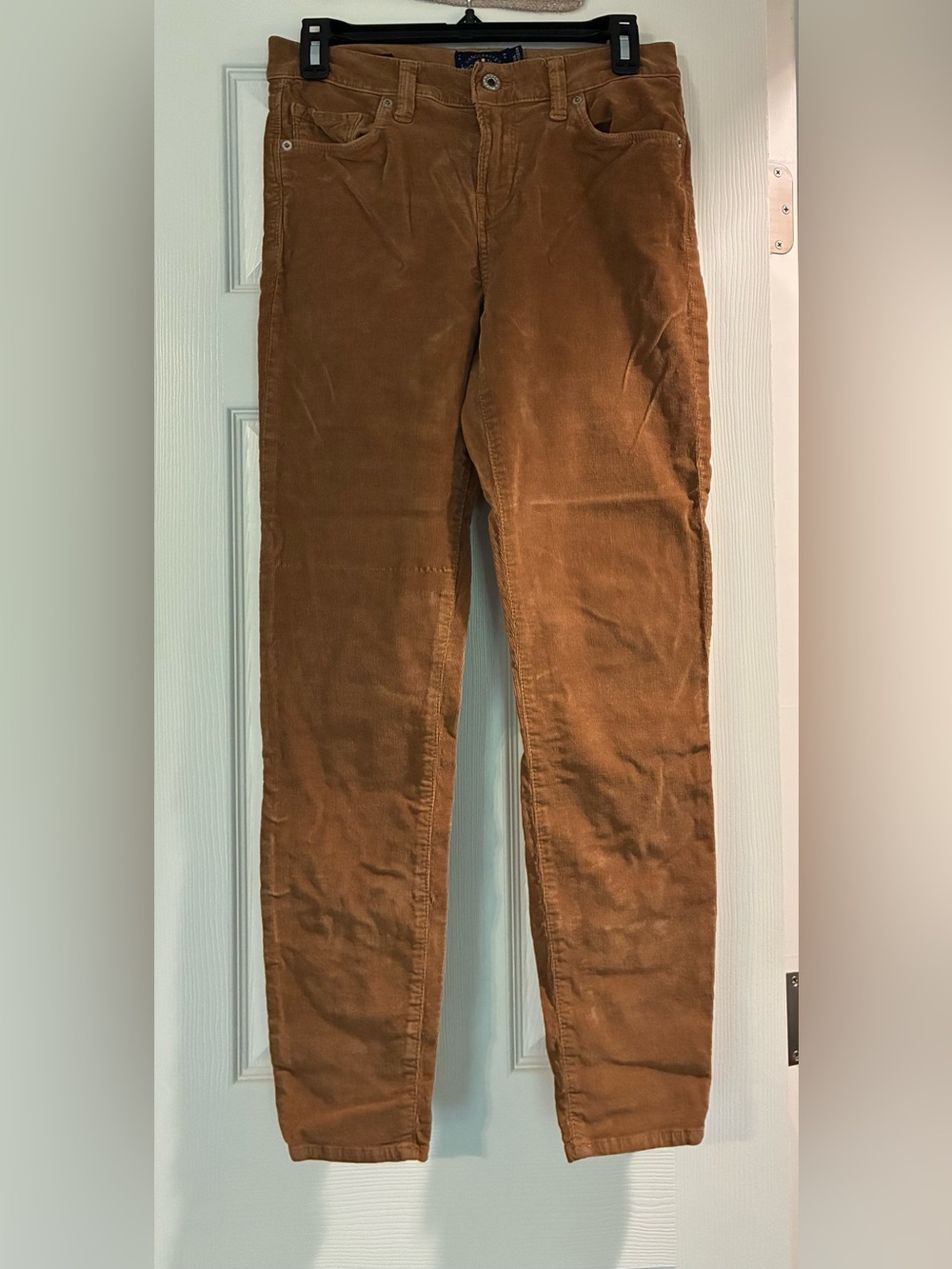 Lucky Brand Sofia Skinny Corduroy Jeans in Brown
